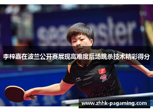 李梓嘉在波兰公开赛展现高难度后场跳杀技术精彩得分